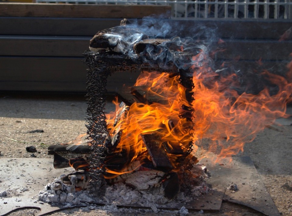 "Burning Aalto", Suppanen, Maison Carré, 2017